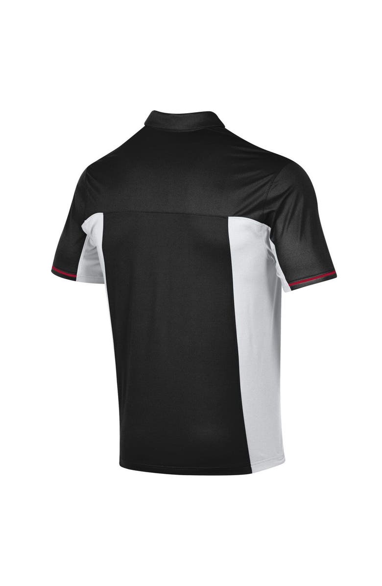 Under Armour Men's Under Armour Black Texas Tech Red Raiders Throwback Special Game Polo, Alternate, color,