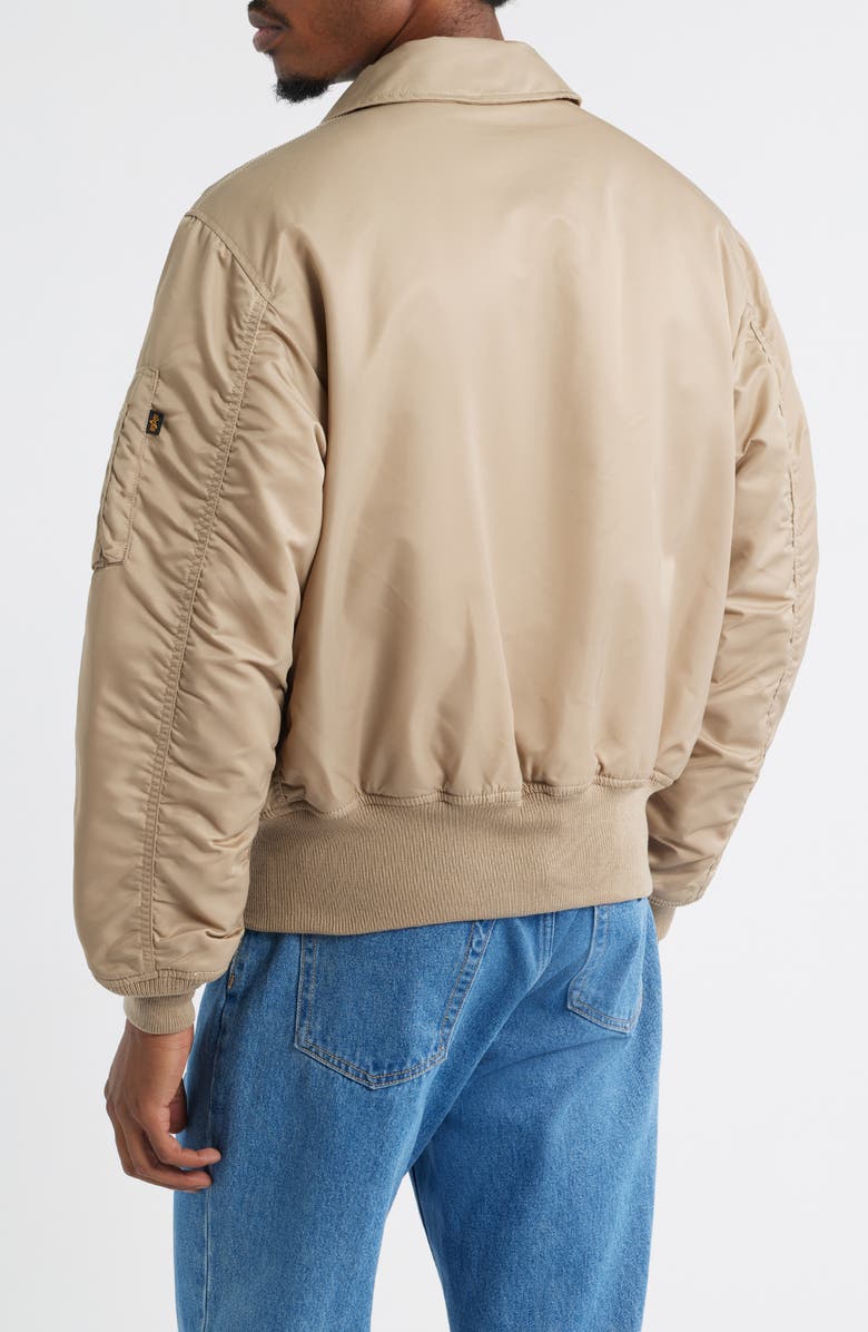Alpha Industries CWU 45/P Bomber Jacket, Alternate, color, Vintage Khaki