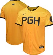 Nike Youth Nike  Gold Pittsburgh Pirates City Connect Limited Jersey