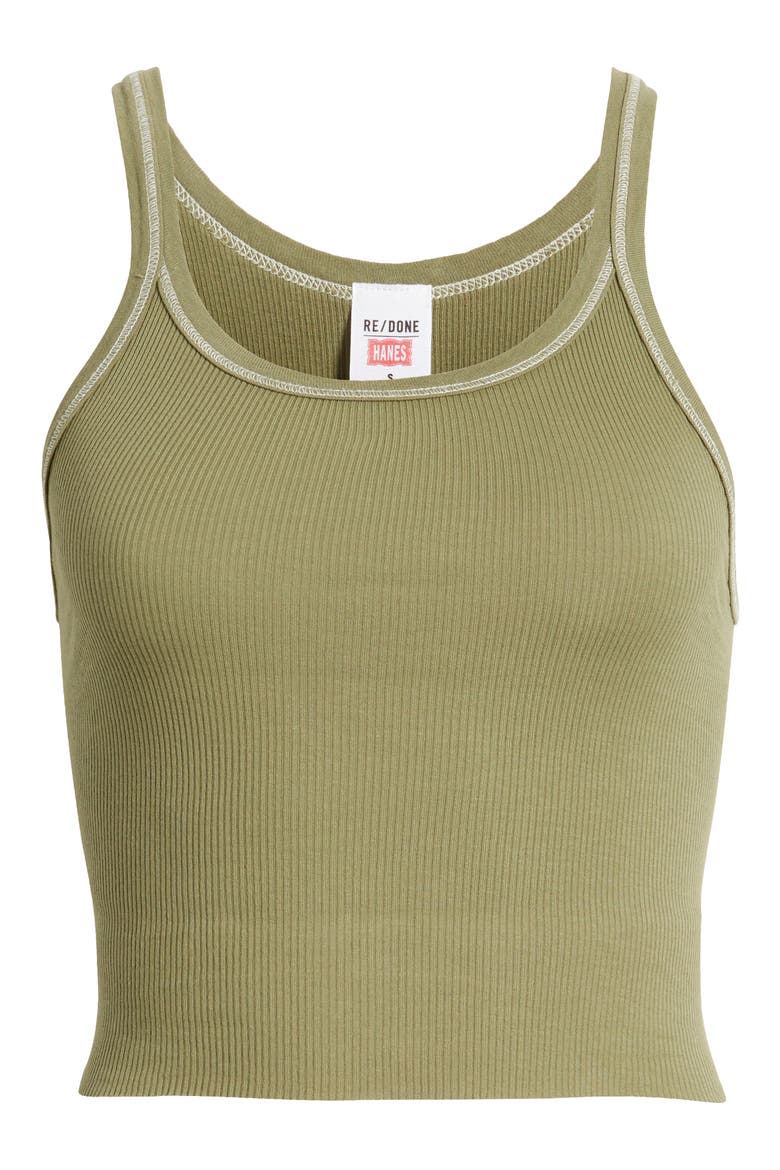 Rib Crop Tank, Alternate, color, BAYLEAF WITH IVORY STITCHES