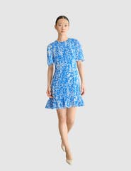 HOBBS LONDON Iona Floral Print Mini Dress