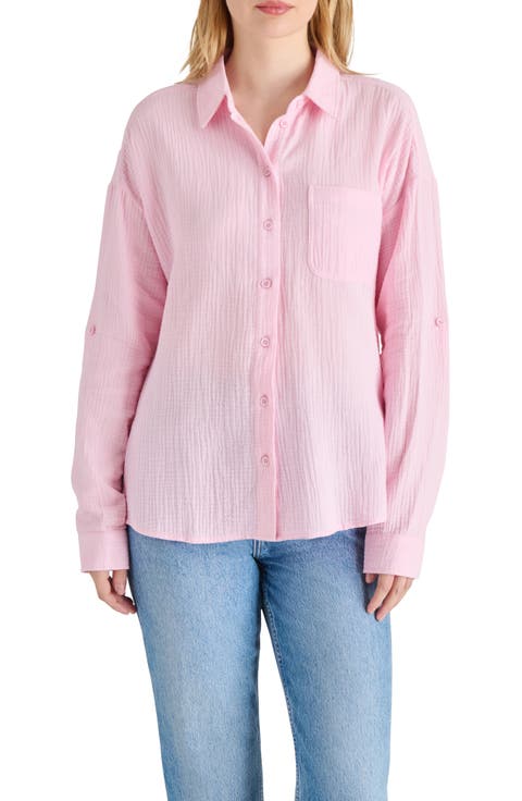Gauze Button-Up Shirt