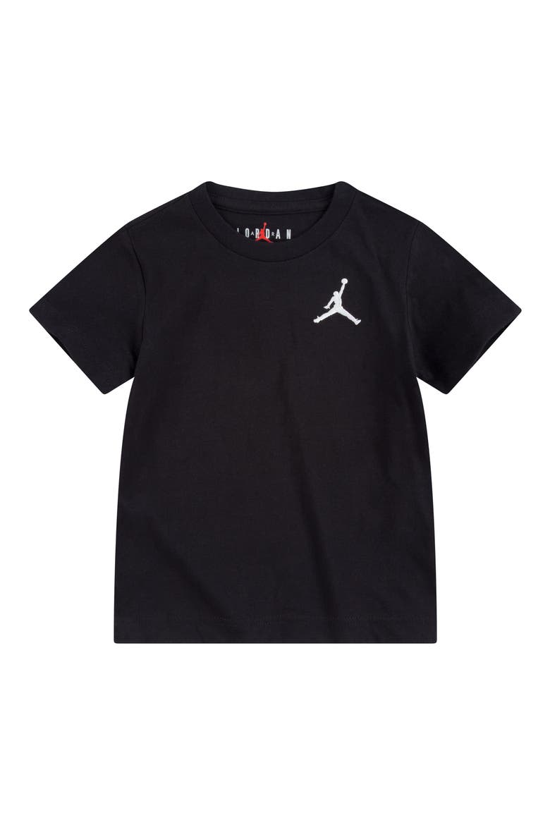 Kids' Jumpman Air Logo T-Shirt, Main, color, BLACK