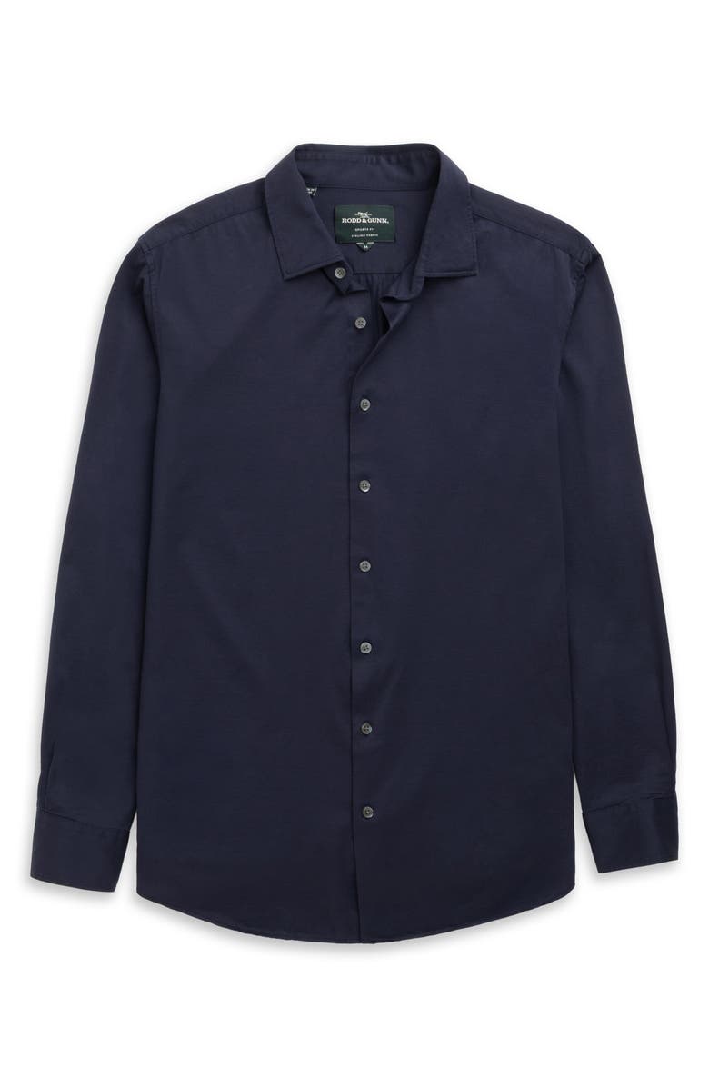 Rodd & Gunn Ascot Park Button-Up Shirt, Alternate, color, Ink