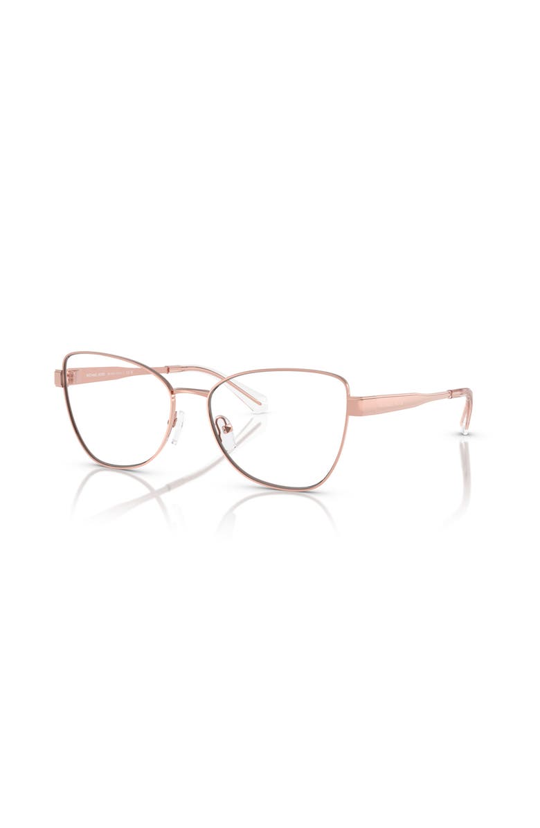 Michael Kors 56mm Butterfly optical glasses, Main, color, Pink