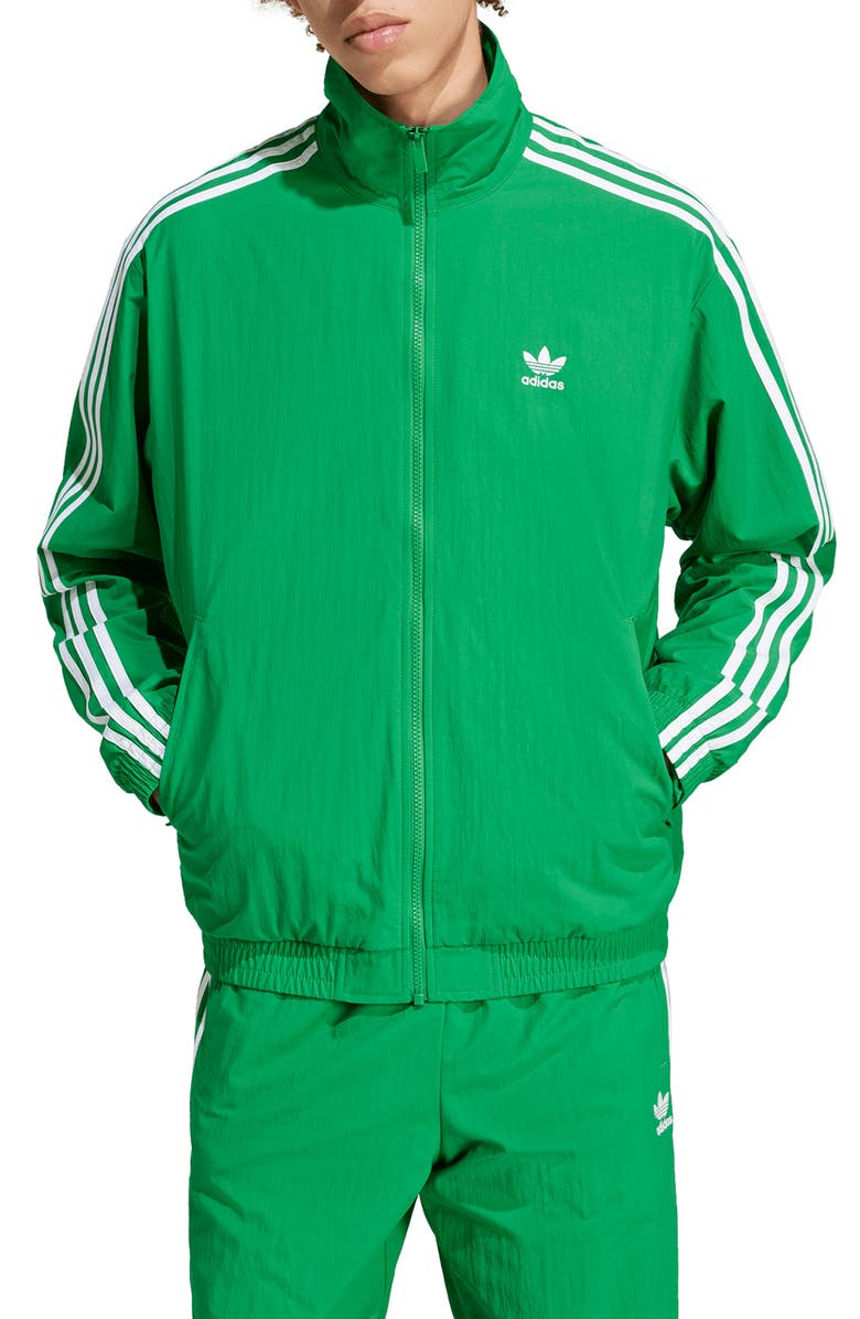 adidas Adicolor Firebird Recycled Polyester Track Jacket, Main, color, 