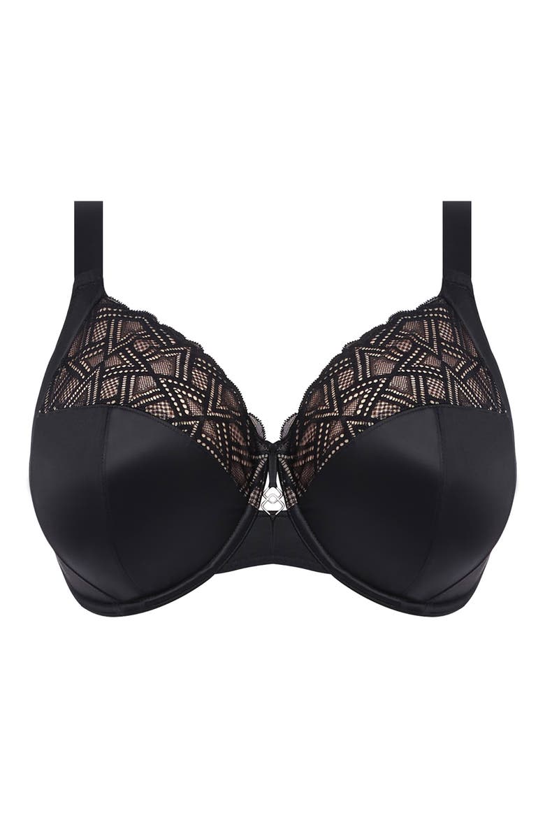 Lydia Full Figure Underwire Convertible Bra, Alternate, color, BLACK