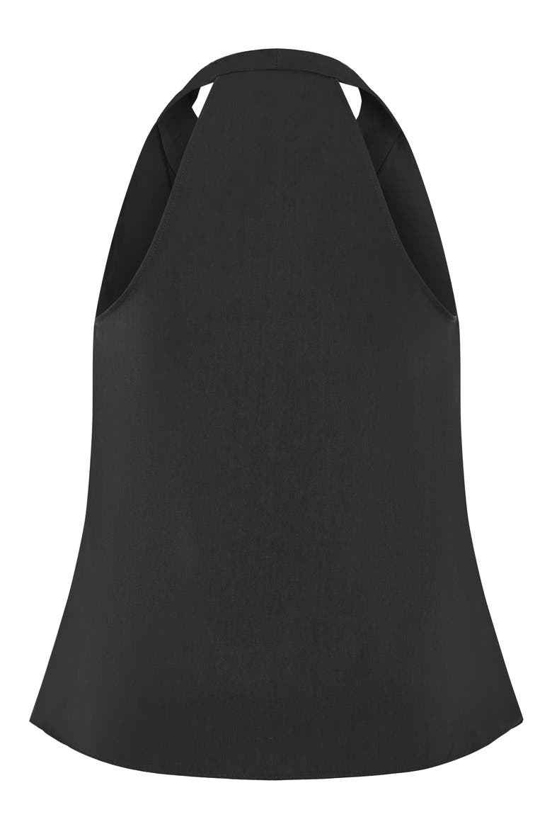 Chloe Cowl Neck Top, Alternate, color, BLACK