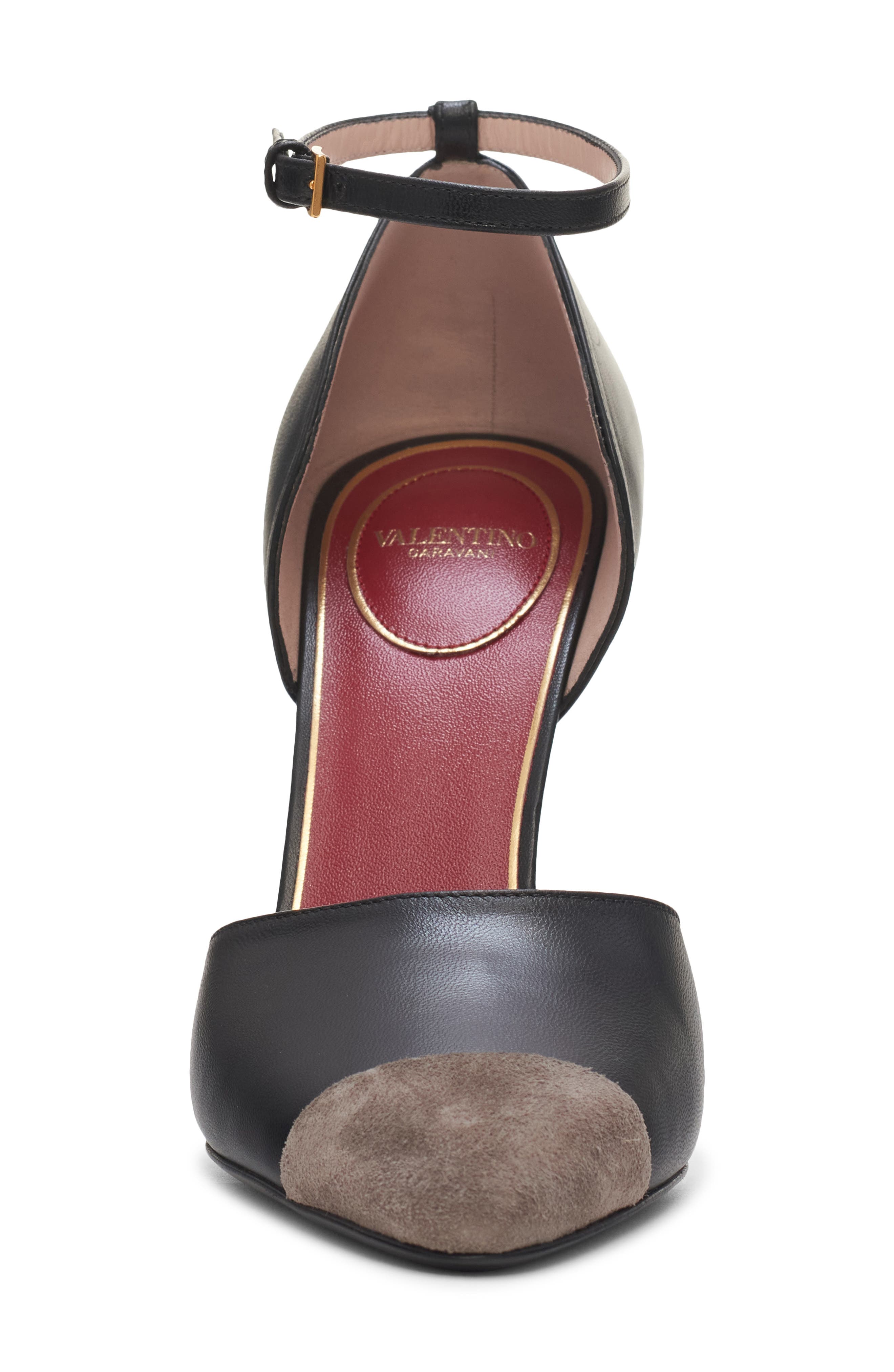 Sinead d'Orsay Pump, Alternate, color, BLACK/ GREY