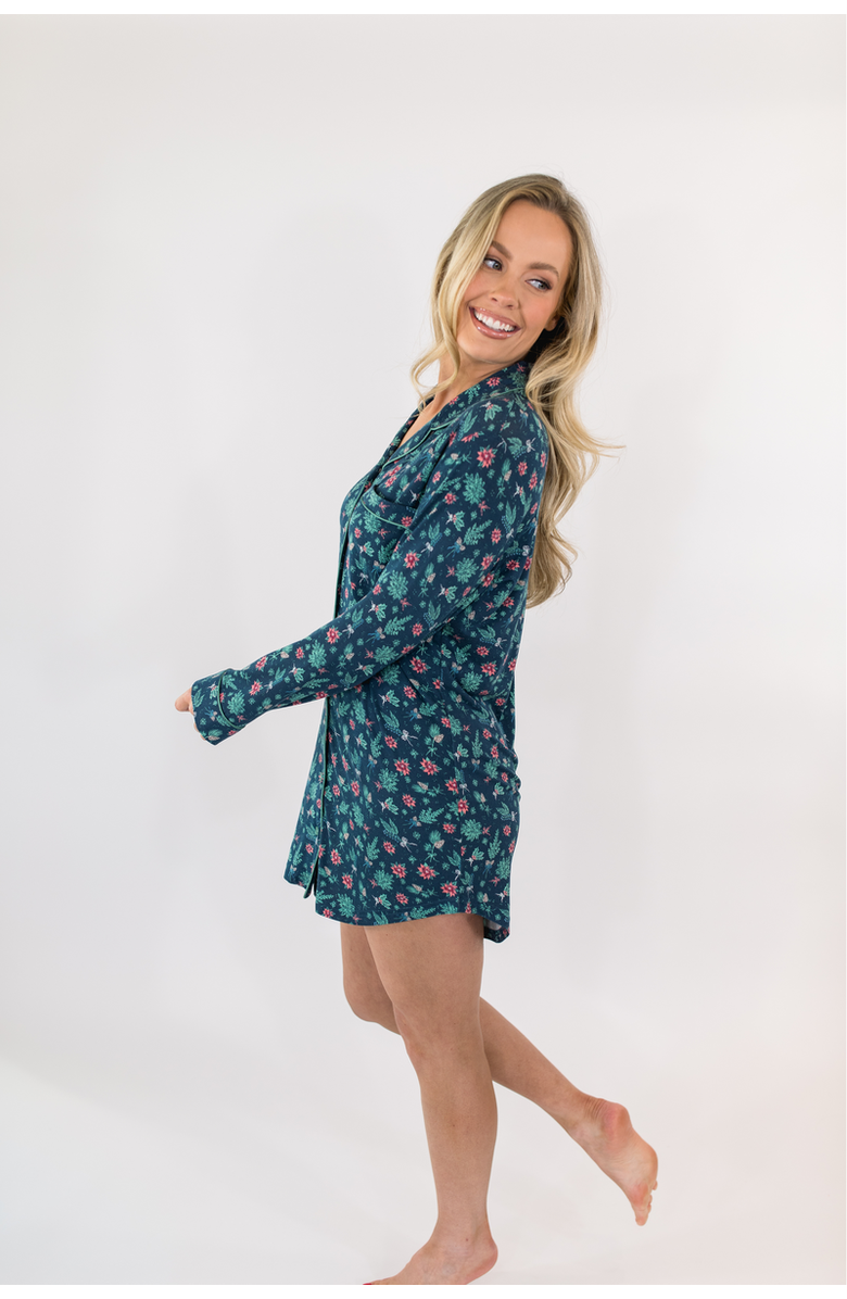 In My Sundays Sleep Dress, Alternate, color, Frosted Forest