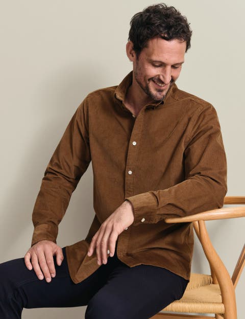 Corduroy Slim Fit Shirt