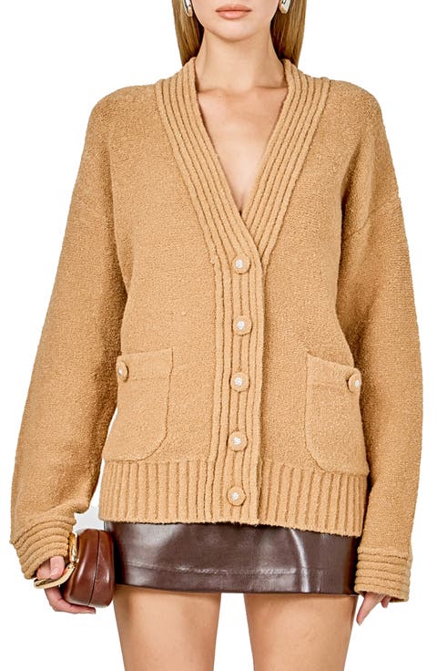 Fuzzy Oversize Cardigan