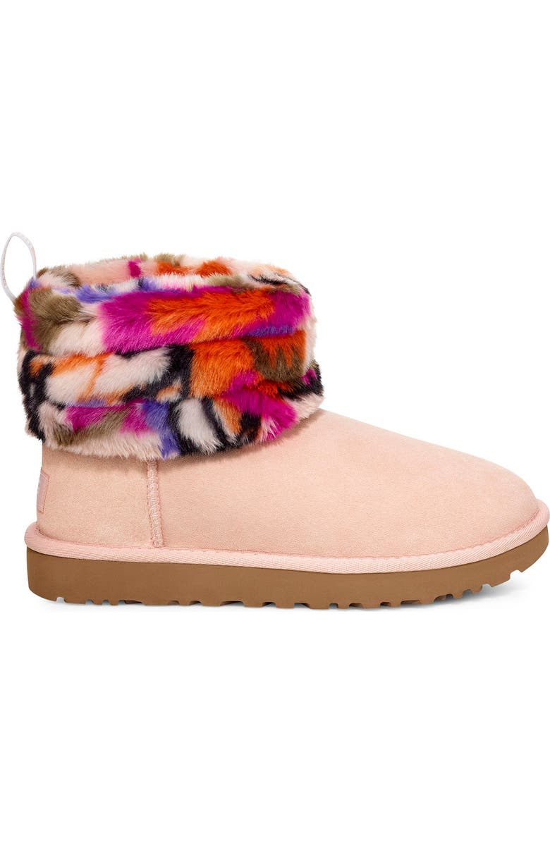 UGG<sup>®</sup> Classic Mini Fluff Quilted Boot, Alternate, color,
