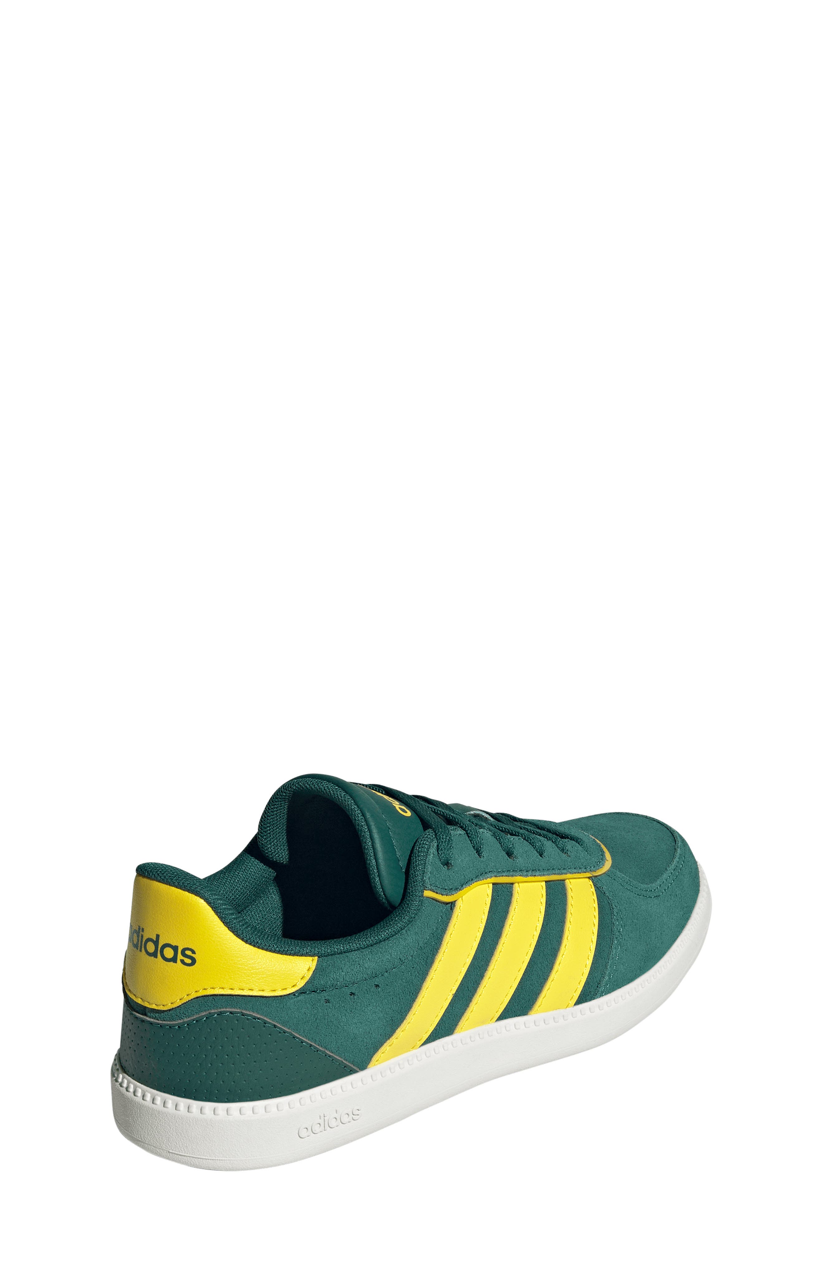 adidas Kids' Breaknet Sleek Sneaker, Alternate, color, Green/ Yellow/ Off White