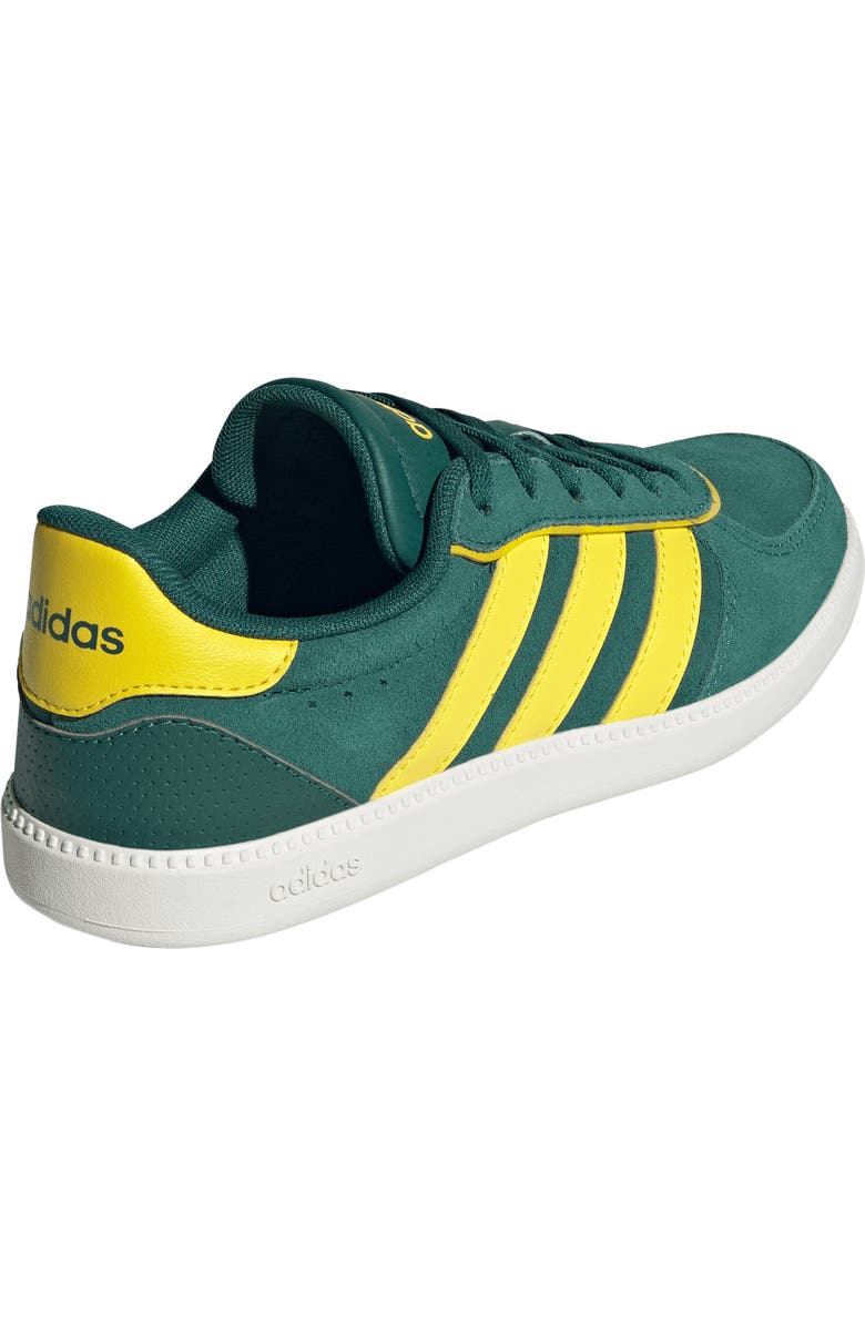 adidas Kids' Breaknet Sleek Sneaker, Alternate, color, Green/ Yellow/ Off White