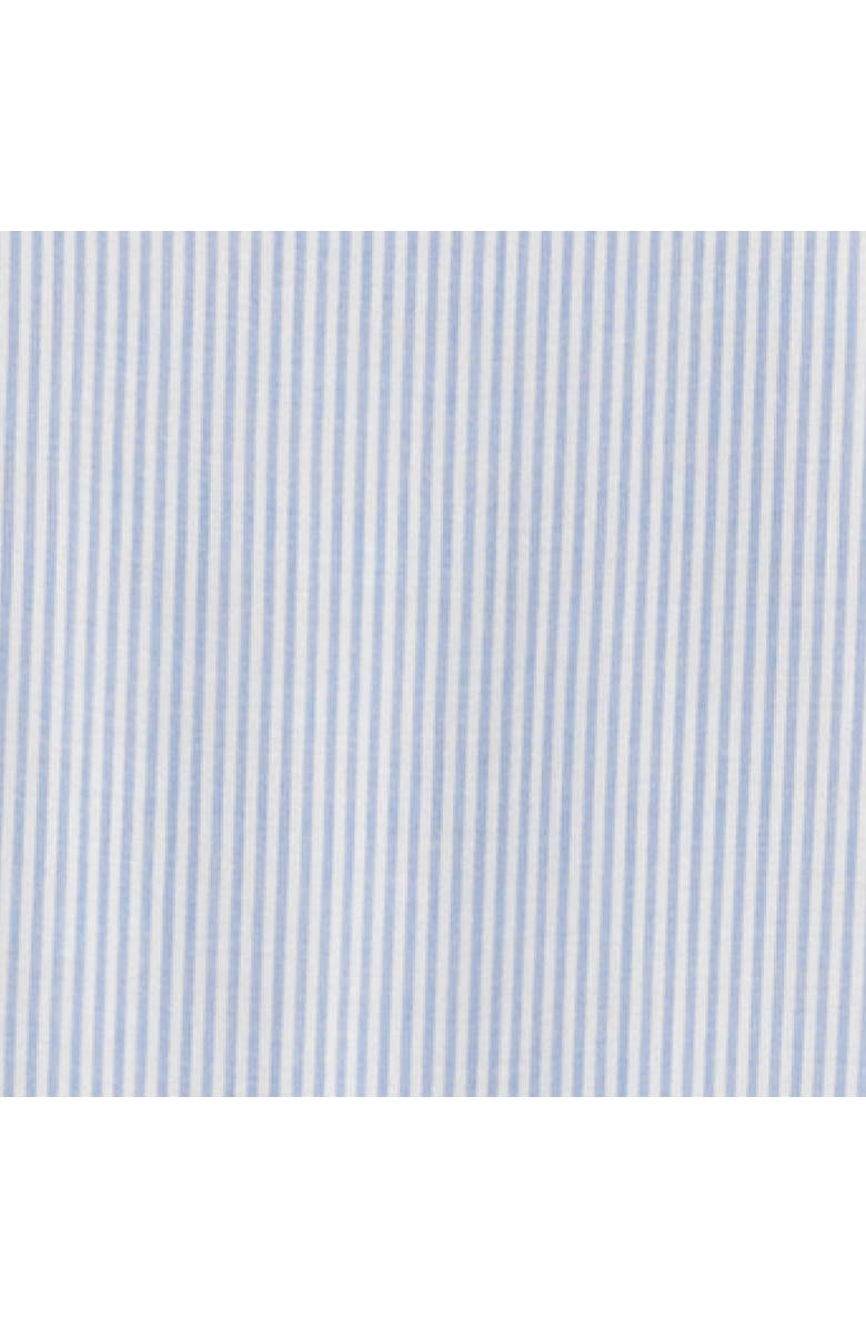Ripe Maternity Sam Stripe Maternity Button Down Shirt Dress, Alternate, color, Sky Blue / White