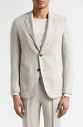 ZEGNA Natural Wool, Linen & Silk Sport Coat