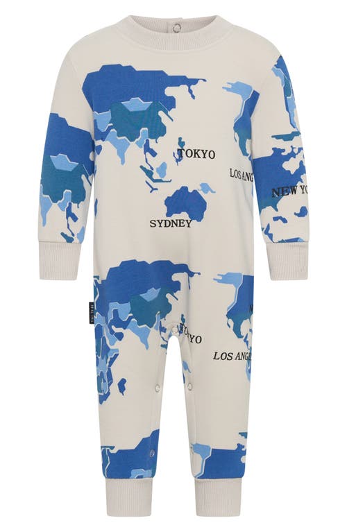 Tiny Tribe World Tour Cotton Romper In White