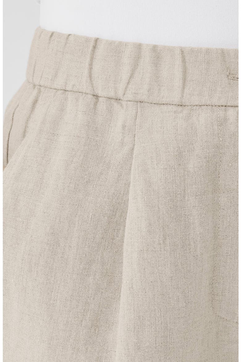 Organic Linen Shorts, Alternate, color, UNNAT
