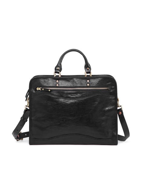 Prism Small Convertible Leather Bucket Crossbody
