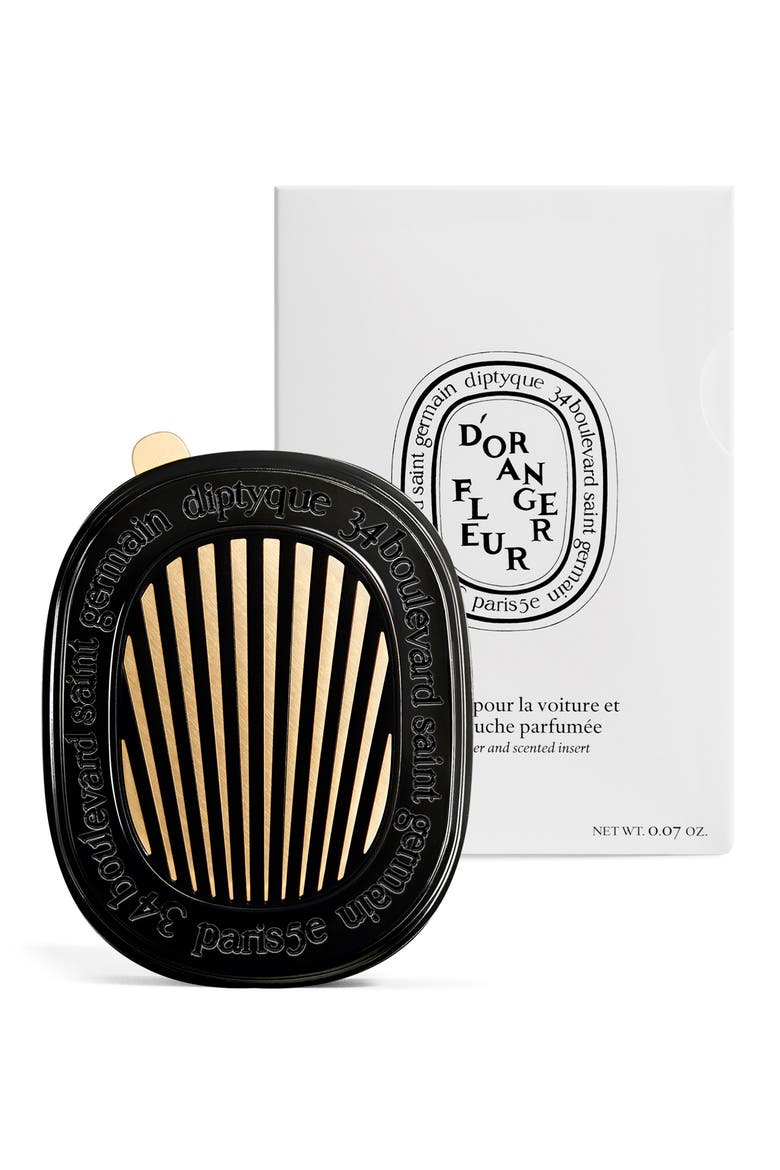 The Fleur d'Oranger (Orange Blossom) Car Diffuser with Refill Insert, Main, color, NO COLOR