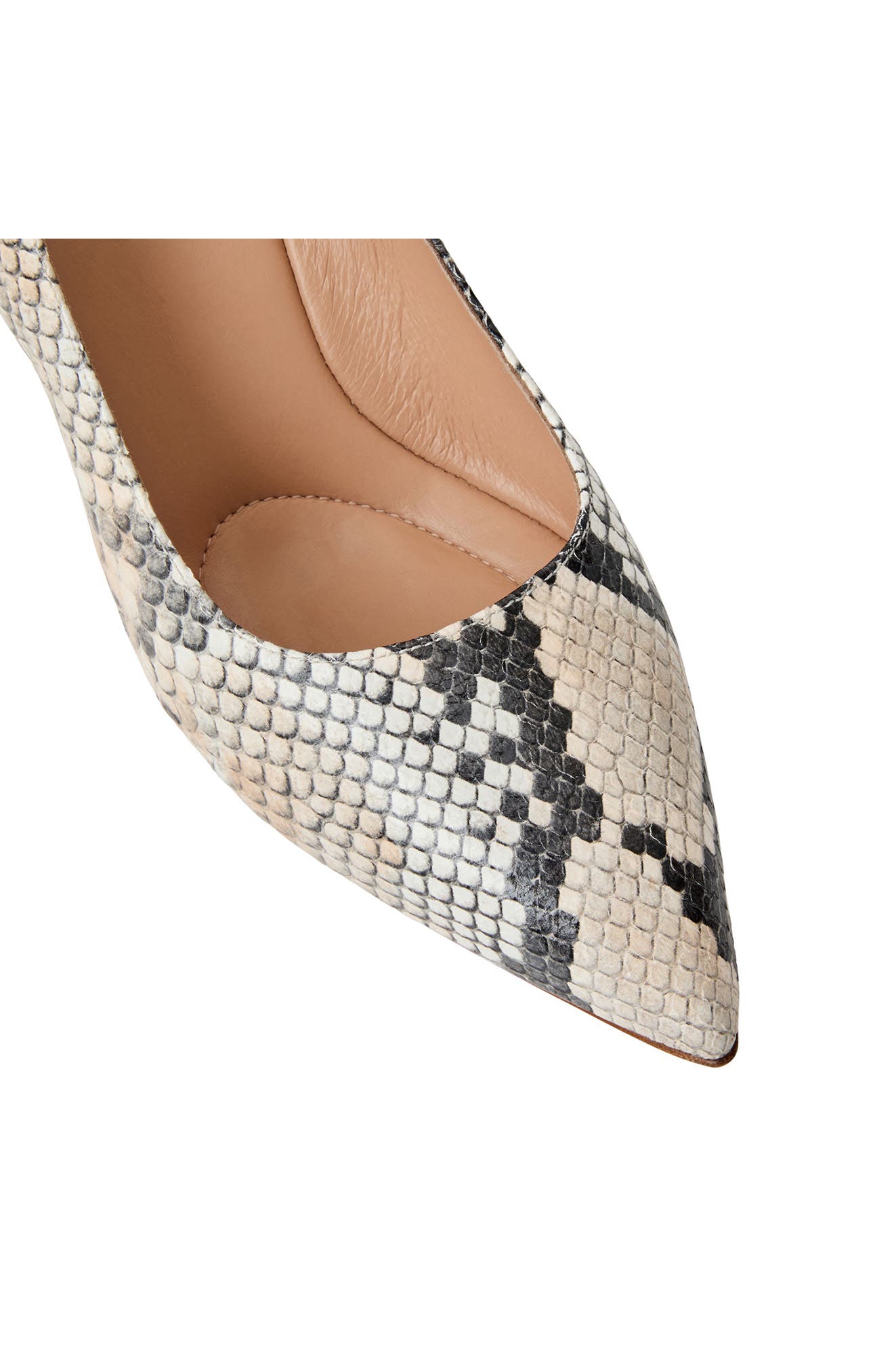 Bruno Magli Tara Snakeskin Embossed Pump, Alternate, color, 