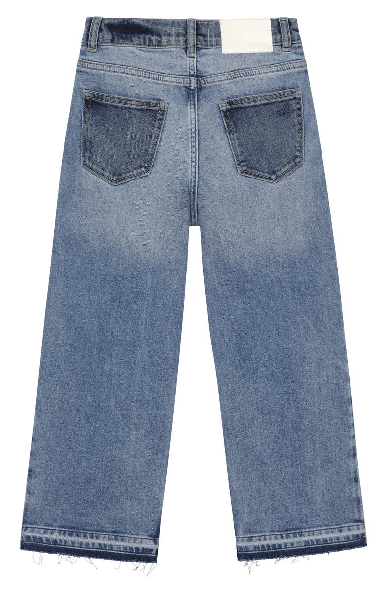 DL1961 Kids' Lily Release Hem Wide Leg Jeans, Alternate, color, 