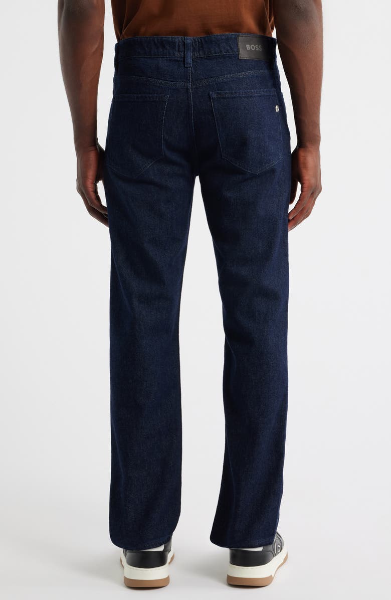 BOSS Ogden Straight Leg Jeans, Alternate, color, Navy