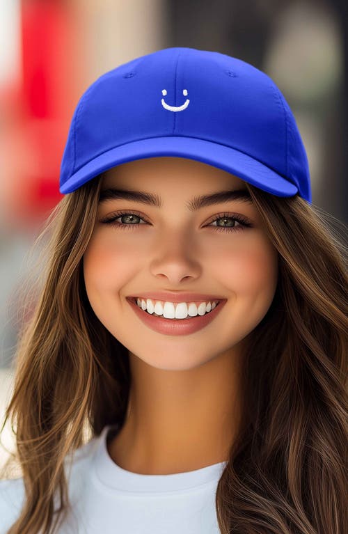 DALIX DALIX LIL SMILE EMBROIDERED CASUAL HAT 