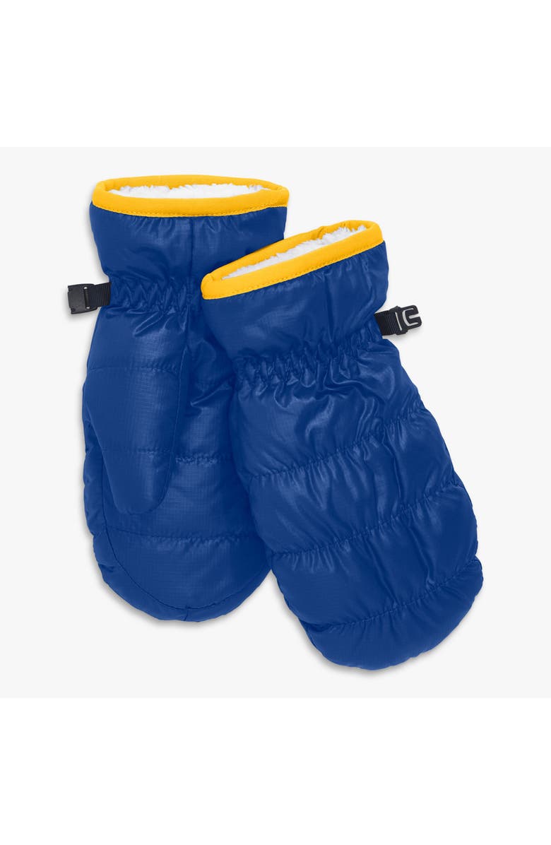 Primary Kids Lightweight Puffer Mittens, Main, color, Cobalt