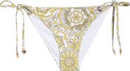Ramy Brook Benni Print Side Tie Bikini Bottoms
