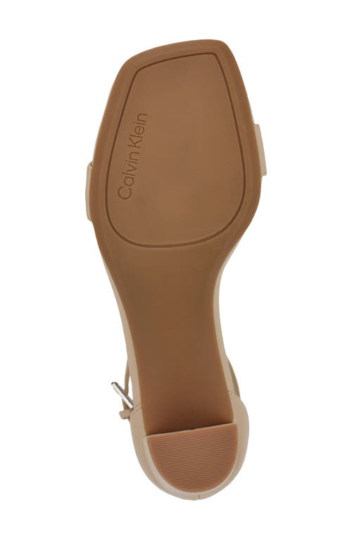 Calvin Klein Nolene Sandal In Natural