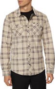 O'Neill Glacier Plaid Fleece Snap-Up Shirt