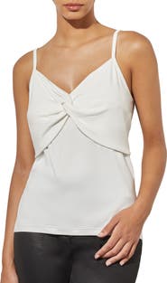 Ming Wang Knot Detail Jersey Camisole