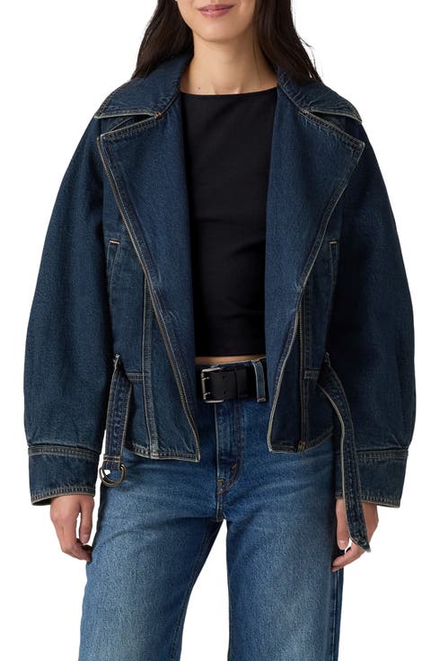 '80s Denim Bomber Jacket