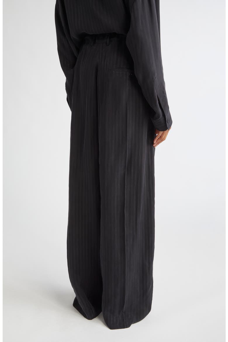 Fluid Cupro Tailored Pants, Alternate, color, 1000 BLACK