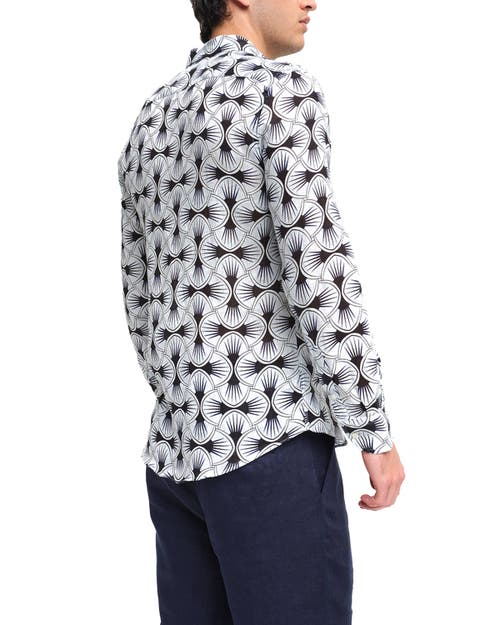 Peninsula Swimwear Linosa Linen Shirt In Multi