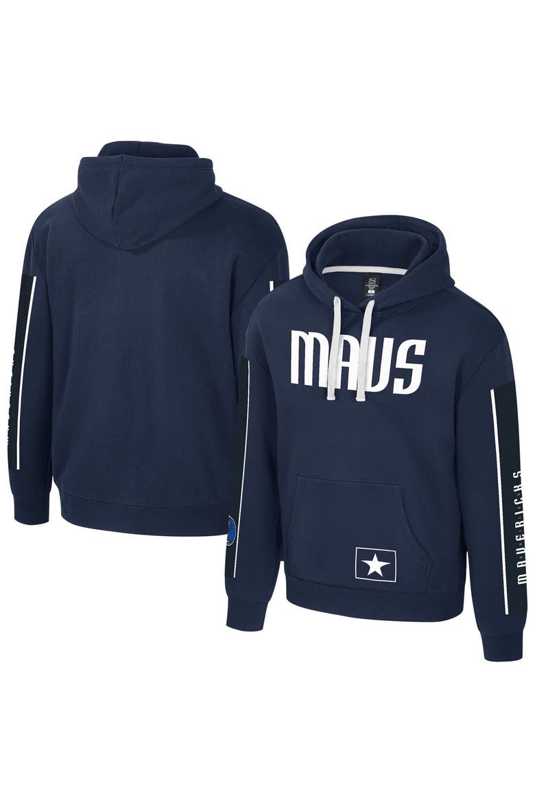 Unisex Stadium Essentials Navy Dallas Mavericks City Star Hoodie, Main, color, Navy