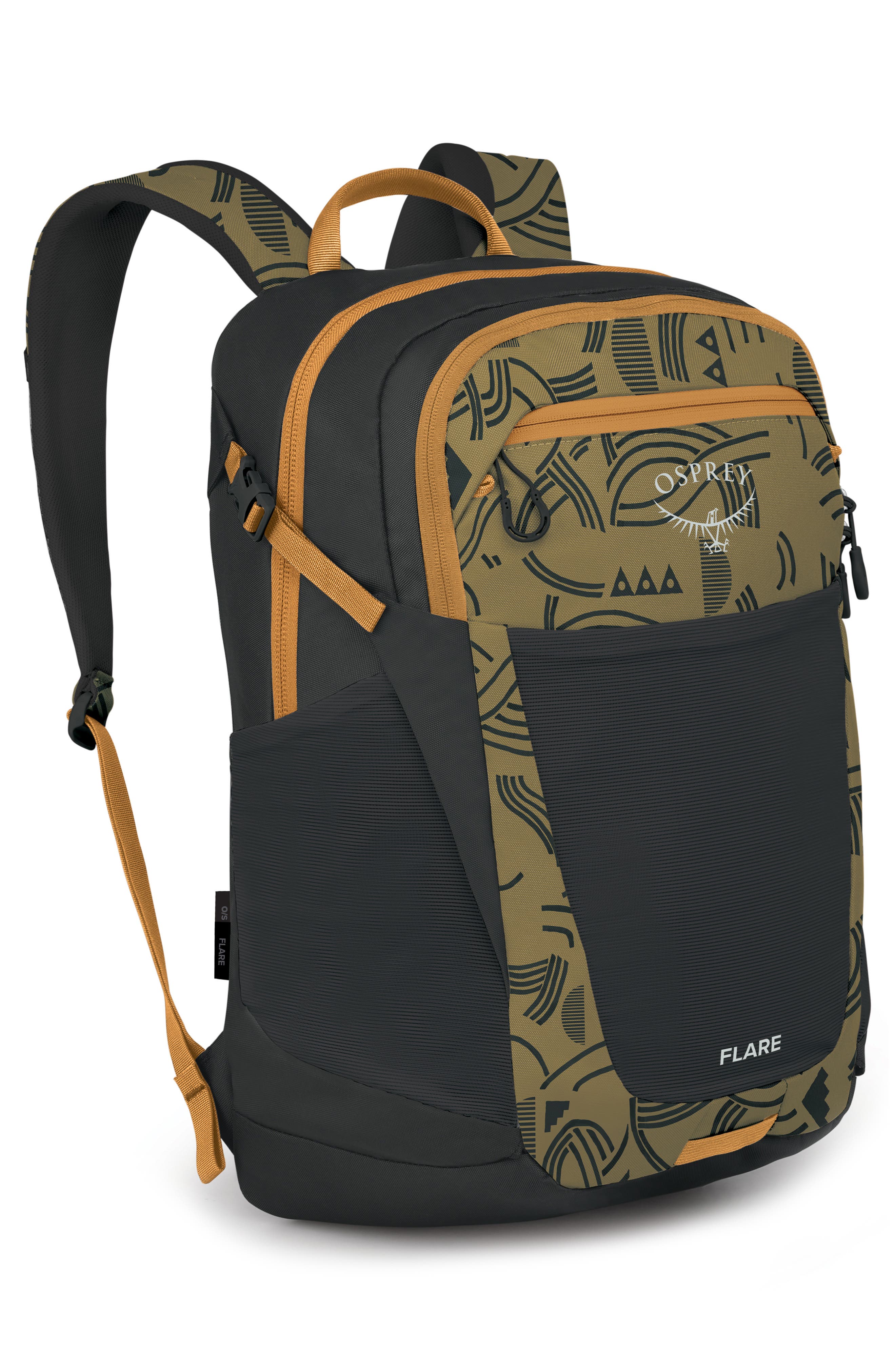 Osprey Flare 27-Liter Backpack, Alternate, color, Find The Way Print/ Black