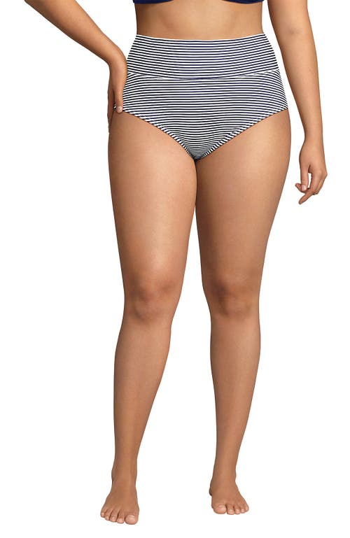 LANDS' END LANDS' END CHLORINE RESISTANT PINCHLESS HIGH WAISTED BIKINI BOTTOMS