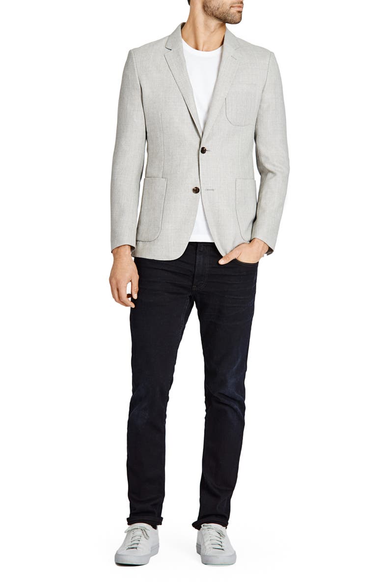Bonobos Trim Fit Wool Blazer, Alternate, color, 