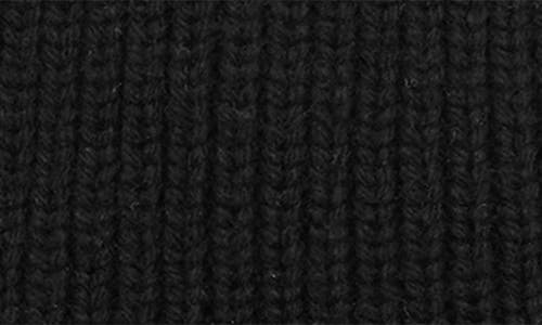 Mango Rib Beanie In Black