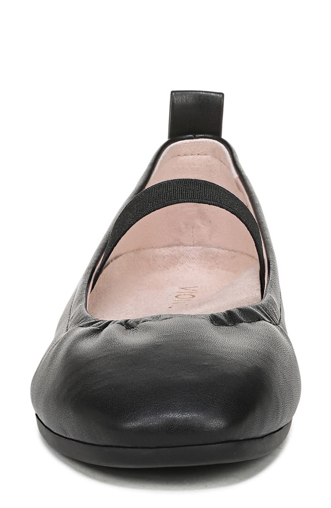 Vionic Colette Mary Jane Flat, Alternate, color, Black