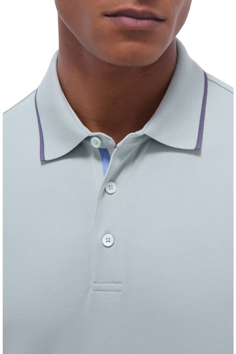 Tipped Piqué Polo, Alternate, color, MINT