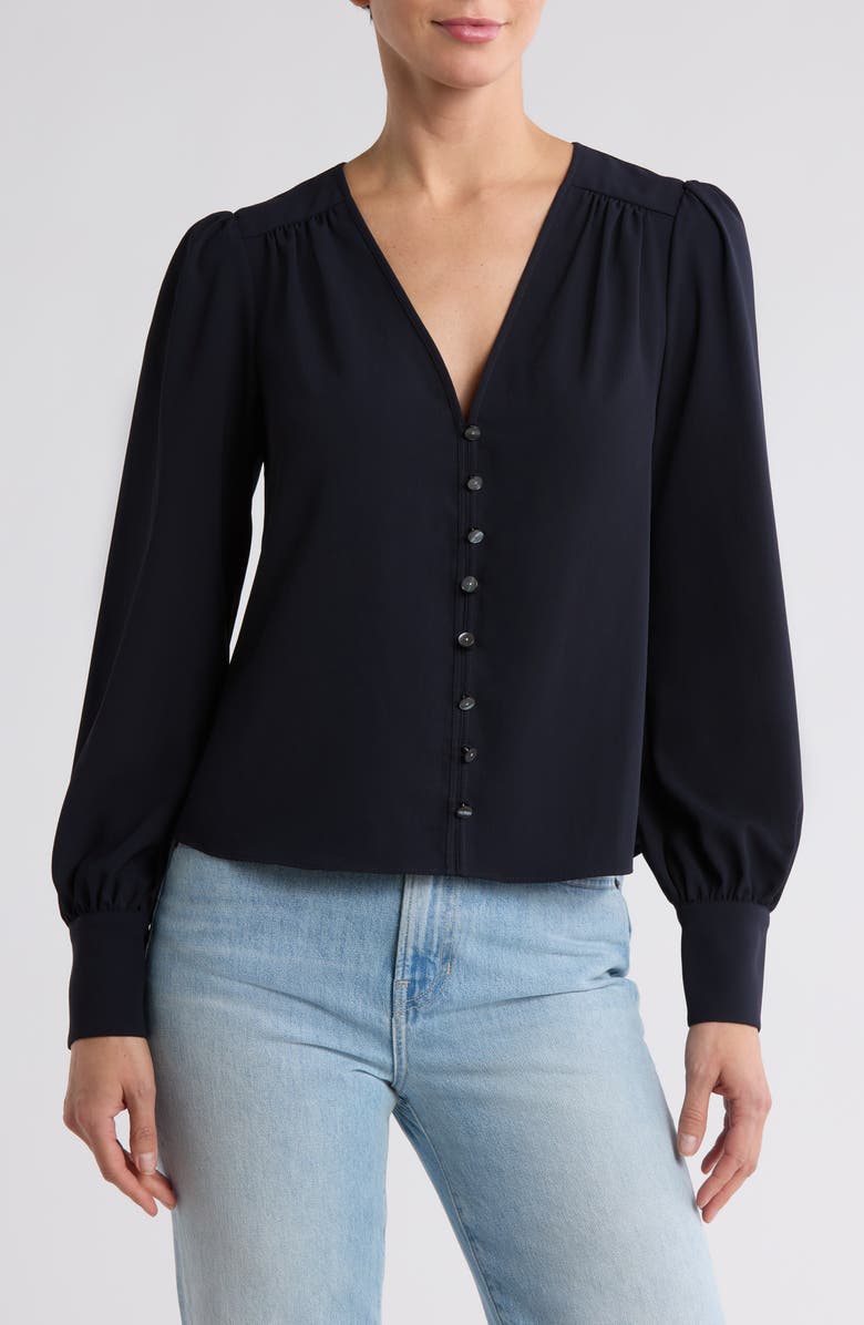 Veronica Beard Sura Blouse, Main, color, 
