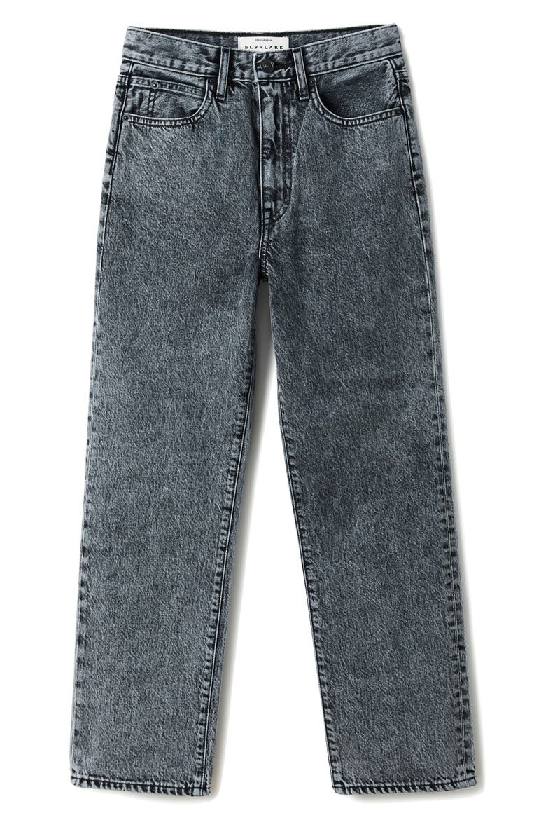 London High Waist Crop Straight Leg Jeans, Alternate, color, TENNESSEE MOON