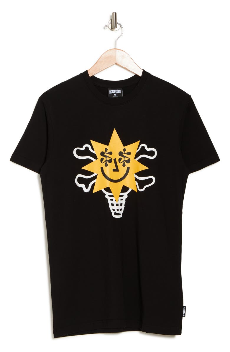 ICECREAM Sunspot Logo Graphic Tee, Alternate, color, 
