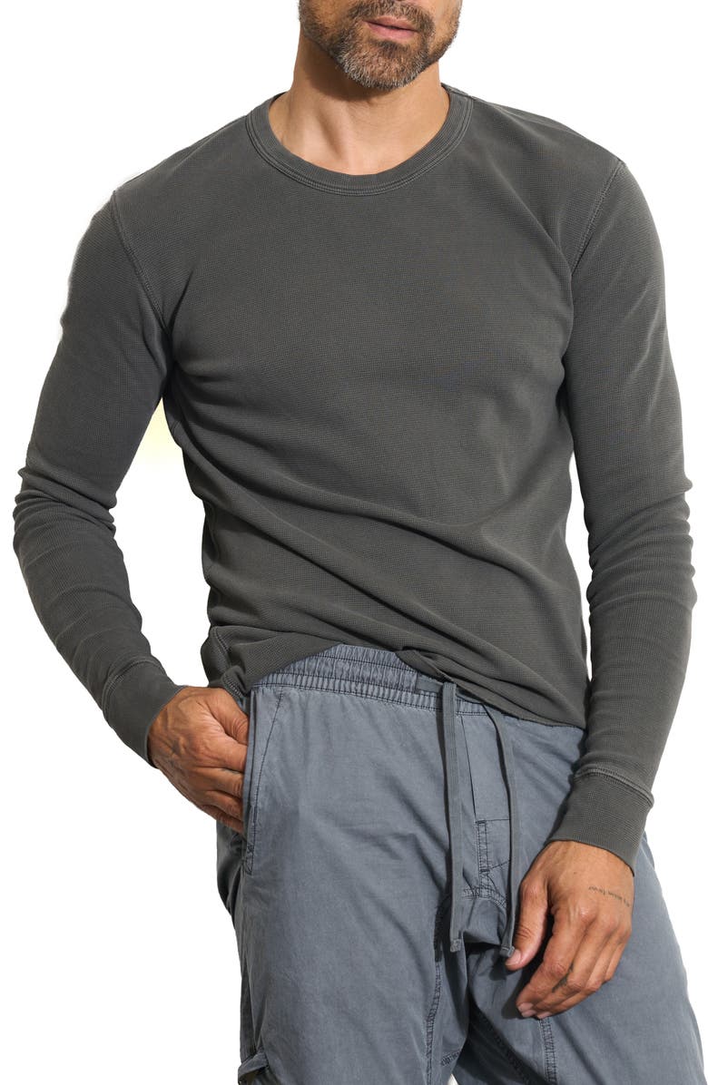 Rowan Idyllwild Long Sleeve Thermal T-Shirt, Main, color, Faded Black