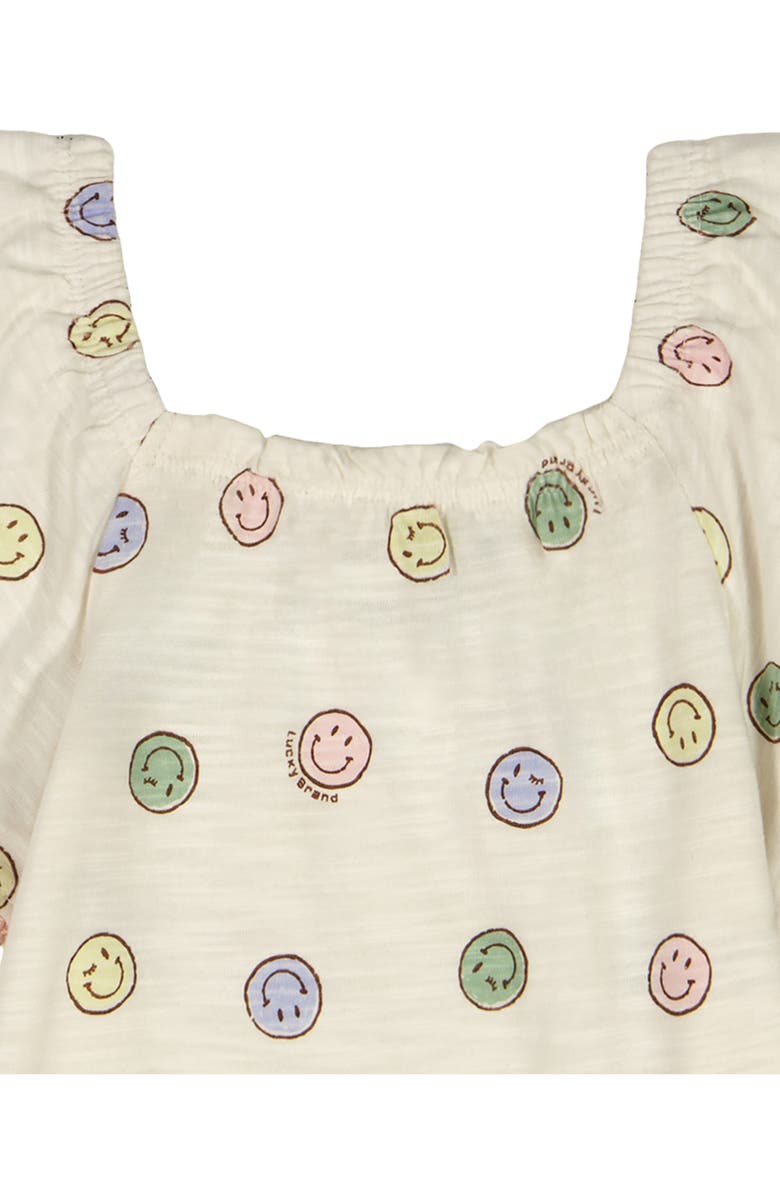 Lucky Brand Kids' 3-Piece Tunic & Rib Pants Set, Alternate, color, Green Multi