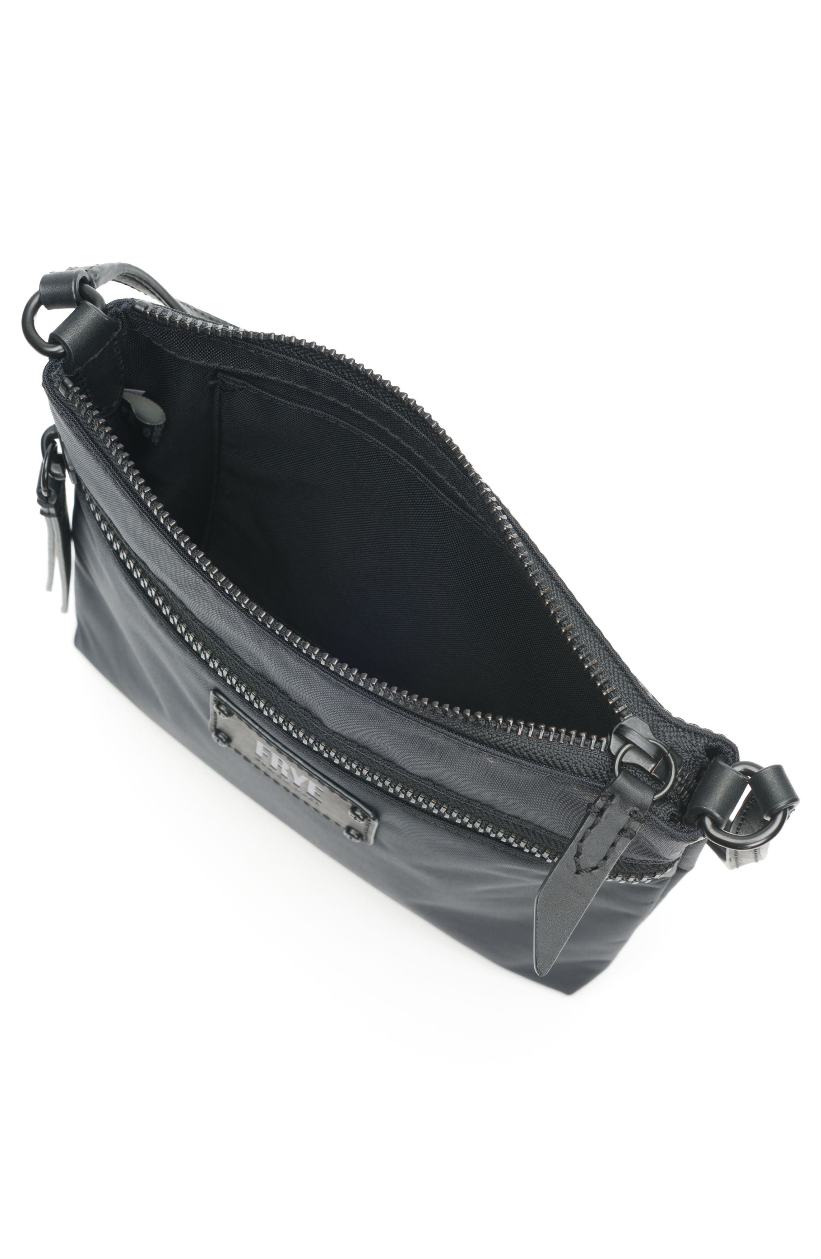 Ivy Nylon Crossbody Bag, Alternate, color, MATTE BLACK